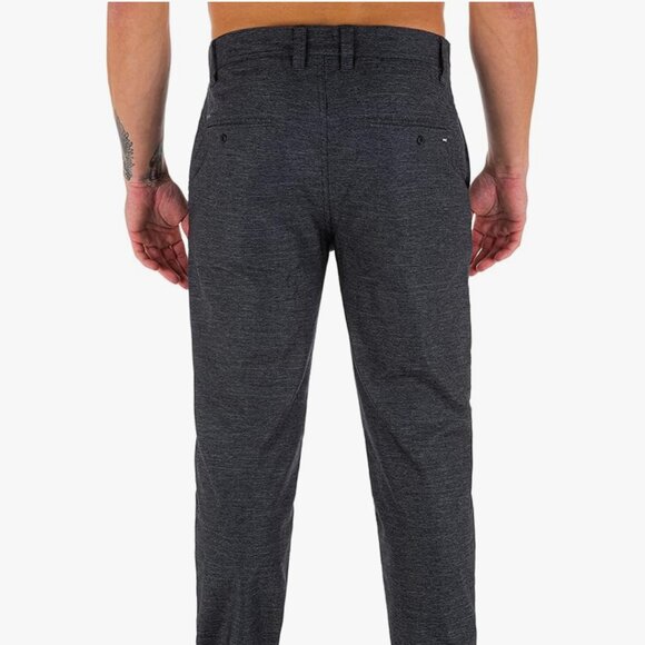 NWT Hurley Men's H2O-Dri Worker Breathe Pant in Space Gray 38 - Picture 2 of 13